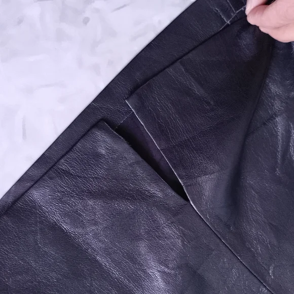 WILFRED Faux Leather Skirt - Picture 3 of 9